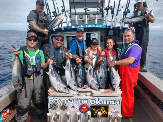 Albacore Tuna Fishing Charter Photo Gallery, Westport, Washington